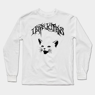 I love kittens - Metal Band Shirt Long Sleeve T-Shirt